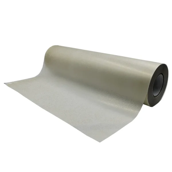 Película DTF con purpurina dorada, colores vivos y popular rollo de película DTF con purpurina de 30 cm y 60 cm para ropa y textiles